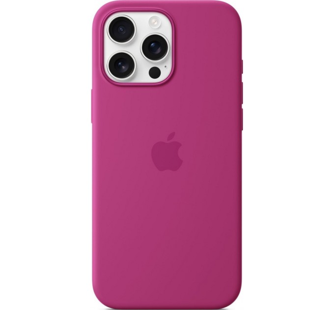 Чохол-накладка Apple Silicone Case with MagSafe для Apple iPhone 16 Pro Max Fuchsia (MYYX3)