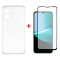 Dengos Чохол до мобільного телефона Dengos Kit for Motorola G06 case + glass Transparent (DG-KM-169)