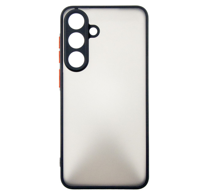 Dengos Чохол до мобільного телефона Dengos Matte Kit for Samsung Galaxy S25 FE case + glass Black (DG-KM-168)