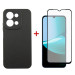 Dengos Чохол до мобільного телефона Dengos Carbon Kit for Xiaomi Redmi 15C case + glass Black (DG-KM-165)