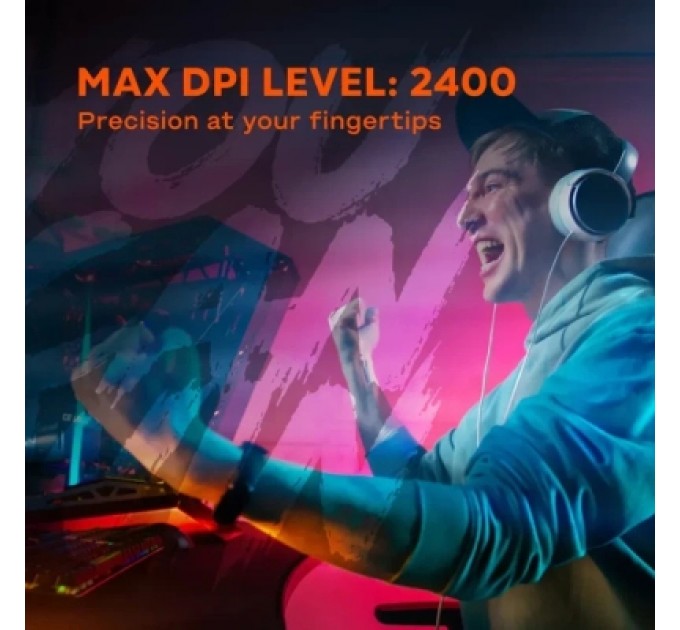 Мишка Canyon Cutlass Wireless USB Black (CND-SGMW11B)