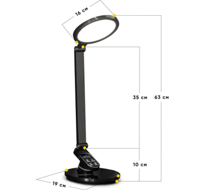 Mealux Настільна лампа Mealux DL-410 Black (BL-1235 Black)