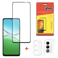 Скло захисне Dengos Kit for OPPO A5 4G + camera glass Black (DG-TGSCP-10)