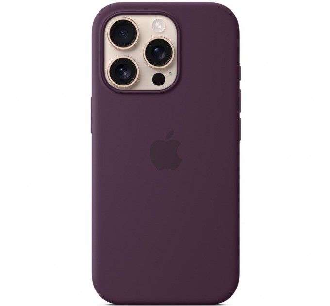 Чохол-накладка Apple Silicone Case with MagSafe для Apple iPhone 16 Pro Plum (MYYM3)