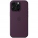 Чохол-накладка Apple Silicone Case with MagSafe для Apple iPhone 16 Pro Plum (MYYM3)