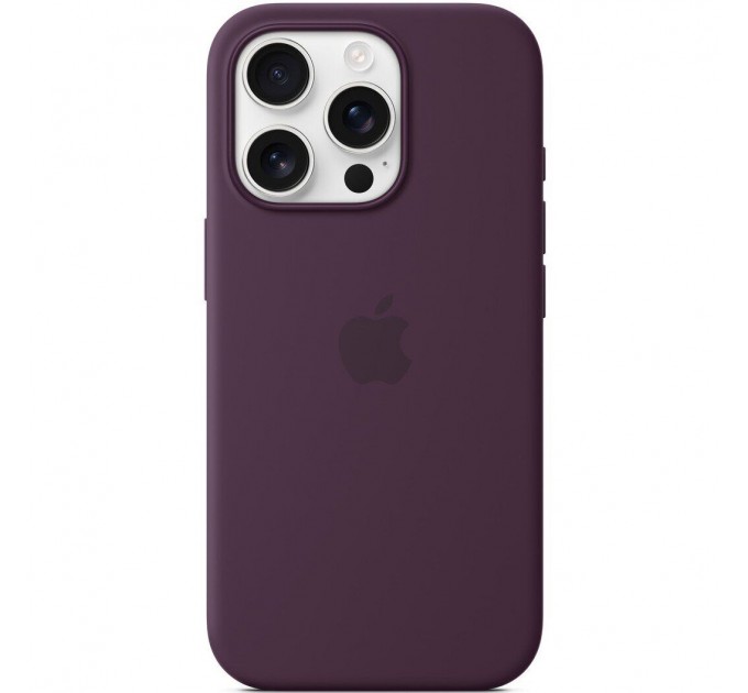 Чохол-накладка Apple Silicone Case with MagSafe для Apple iPhone 16 Pro Plum (MYYM3)