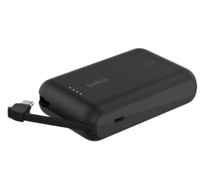 Belkin Батарея універсальна Belkin 10000mAh, 20W, USB-C, Black (BPB021HQBK)