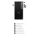 Dell Комп'ютер Dell Pro Tower / i5-14500, 16, 512, кл+м, Win11P (BTO010_QCT1250)