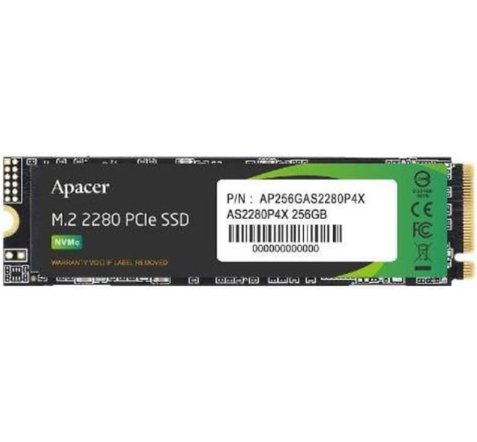 Apacer Накопичувач SSD M.2 2280 256GB Apacer (AP256GAS2280P4X)