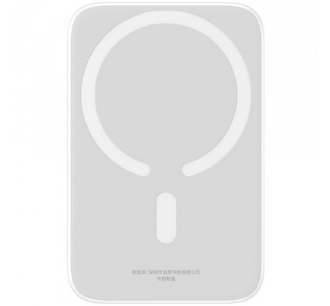 Батарея універсальна Baseus Magnetic Wireless Mini Air 6000mAh 20W PD, QC, Qi-15W, White (6932172641429)