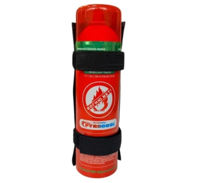 PYROCOOL Вогнегасник PYROCOOL ВВПА-400 з текстильним кріпленням (04-046-IS)