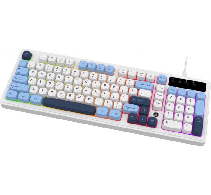 Клавіатура Ajazz AF98 Black USB-C Glacier Blue (AF98-GB)