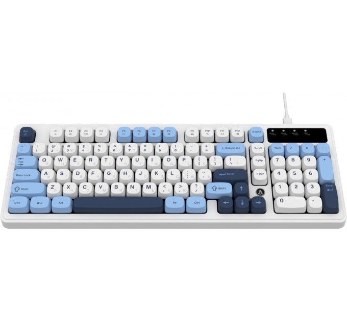 Клавіатура Ajazz AF98 Black USB-C Glacier Blue (AF98-GB)
