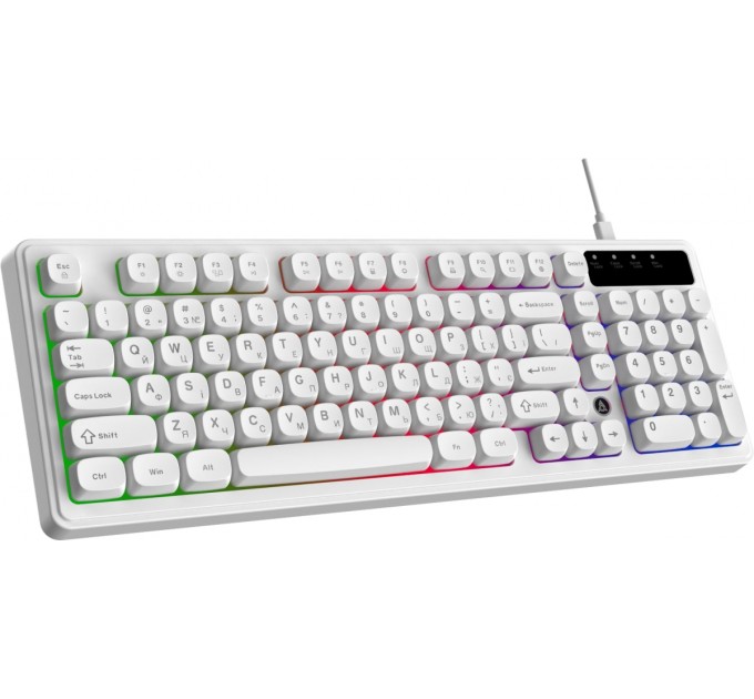 Клавіатура Ajazz AF98 Black USB-C White (AF98-W)