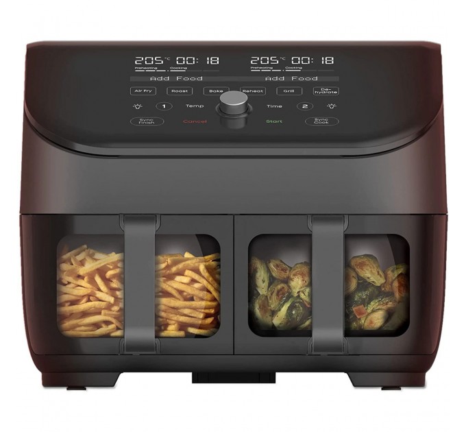 Мультипіч Instant Vortex Plus Double Basket ClearCook