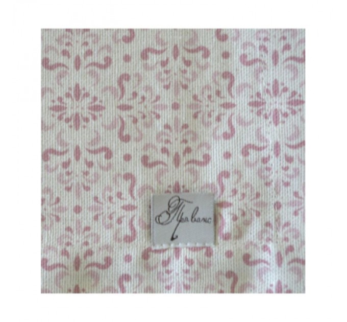 Скатертина Прованс Bella Рожевий вітраж 85х85 см (4823093416796)