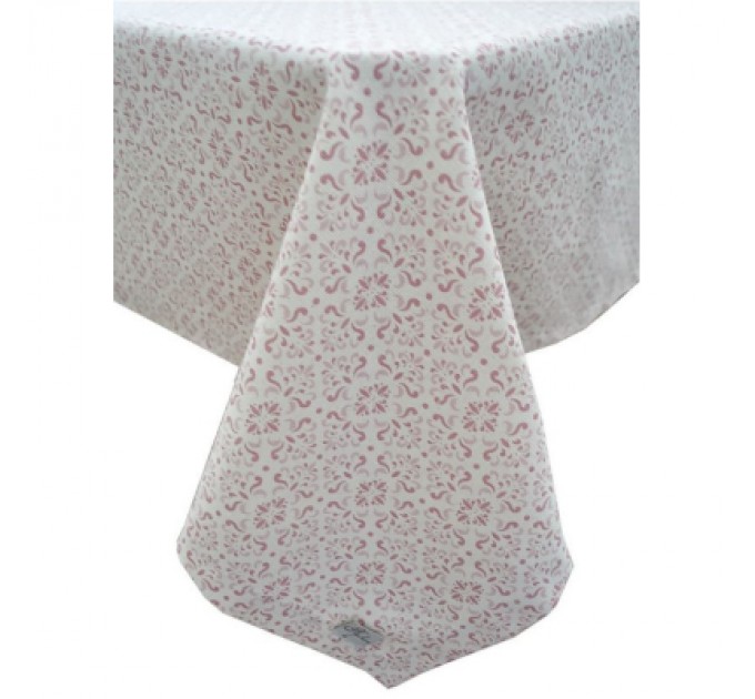 Скатертина Прованс Bella Рожевий вітраж 85х85 см (4823093416796)
