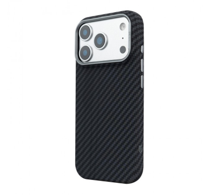 Чохол до мобільного телефона Armorstandart LikeCarbon2 MagCase Apple iPhone 17 Pro Max Carbon Black (ARM86259)