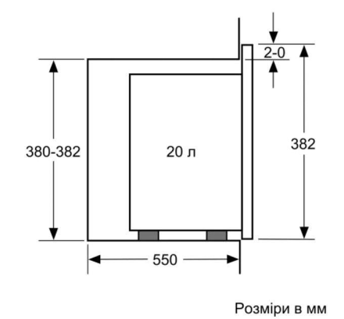 Bosch Мікрохвильова піч Bosch BFL 524 MW2 (BFL524MW2)
