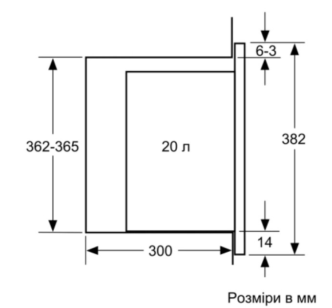 Bosch Мікрохвильова піч Bosch BFL 524 MW2 (BFL524MW2)