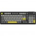 Клавіатура Ajazz AF98 Plus Wireless/Bluetooth/USB UA Black/Grey/Yellow (AF98-PLUS-BGY)