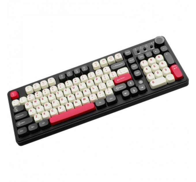 Клавіатура Ajazz AF98 Plus Wireless/Bluetooth/USB UA Black/White/Red (AF98-PLUS-BSR)