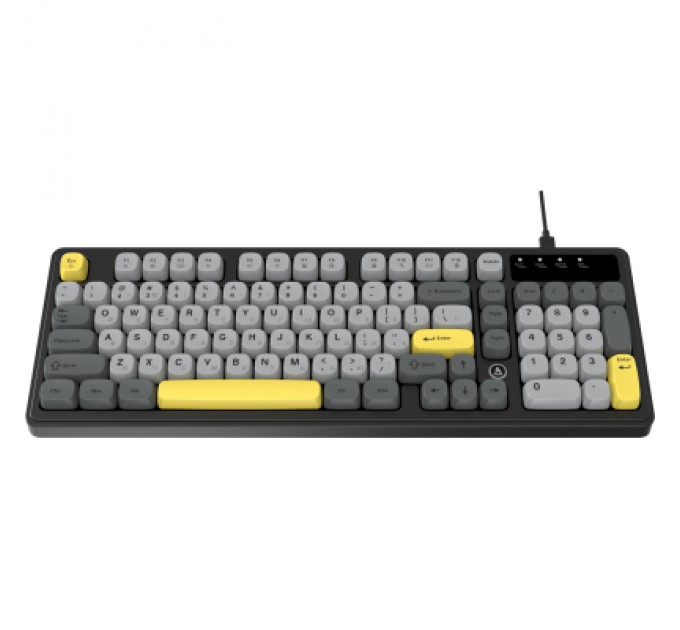 Клавіатура Ajazz AF98 USB UA Black/Grey/Yellow (AF98-BGY)