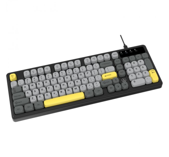 Клавіатура Ajazz AF98 USB UA Black/Grey/Yellow (AF98-BGY)