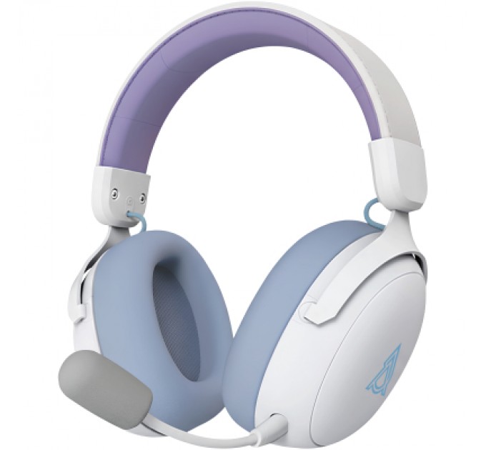 Навушники Ajazz AHM08 MAX 3-Mode White/Purple (AHM08-MAX-PWB)