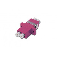 Адаптер LC/LC duplex, MM OM4, керам.сердечник Digitus (DN-96019-2)