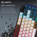 GamePro Клавіатура GamePro Asgard Valhalla Pro Rainy Switch Bluetooth/2.4G/USB USB White with display (MK160W-D-Pro)