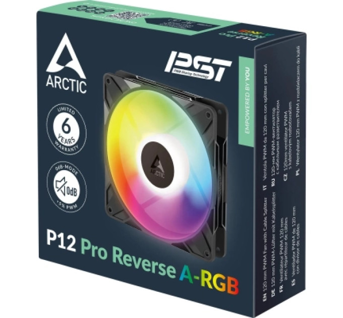 Arctic Кулер до корпусу Arctic P12 Pro Reverse A-RGB (ACFAN00322A)