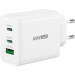 J5create Зарядний пристрій J5create 1xUSB + 2xUSB-C 65W GaN QC3.0/PD/PPS (JUP3365E-EN)