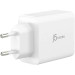 J5create Зарядний пристрій J5create 1xUSB + 2xUSB-C 65W GaN QC3.0/PD/PPS (JUP3365E-EN)