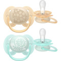Philips AVENT Пустушка Philips AVENT Ultra Soft 0-6 місяців 2 шт (SCF091/41)