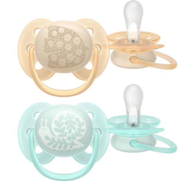 Philips AVENT Пустушка Philips AVENT Ultra Soft 0-6 місяців 2 шт (SCF091/41)