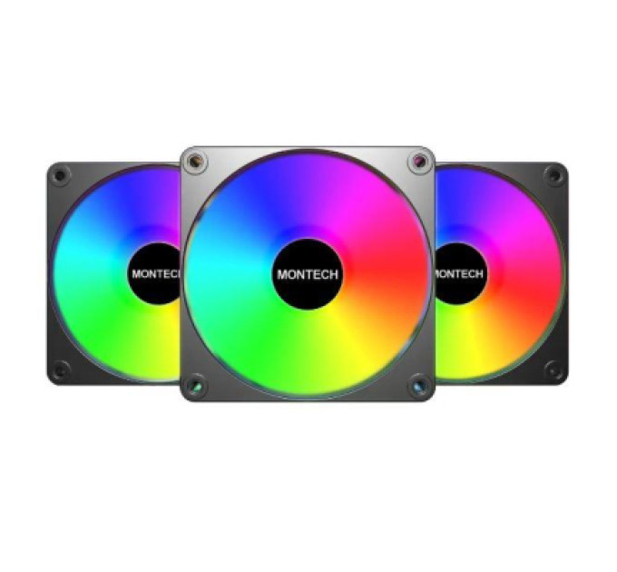 MONTECH Кулер до корпусу MONTECH GF120 V2 ARGB PWM 3I (GF120 V2 ARGB PWM 3I1(B))