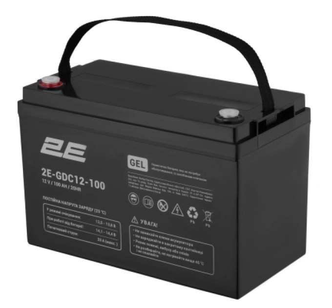 2E Батарея до ДБЖ 2E 2E-GDC12-100 12V 100Ah (2E-GDC12-100)