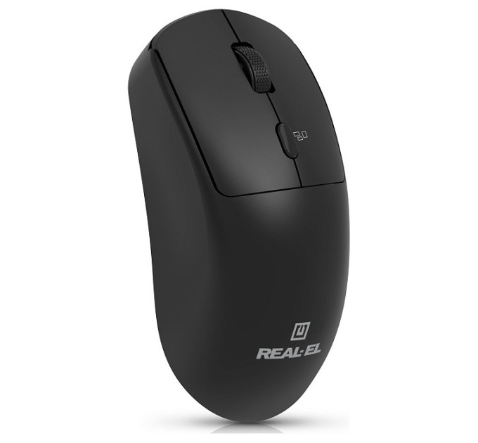 REAL-EL Миша бездротова REAL-EL RM-317W Black