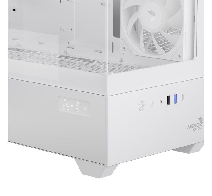 AeroCool Корпус AeroCool P300D Digi-G-WT-v1 White (ACCS-PN05033.21)