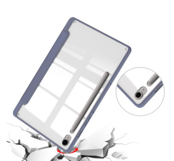 BeCover Чохол до планшета BeCover Soft Edge stylus holder Samsung Tab S9 (SM-X710/SM-X716)/S9 FE (SM-X510/SM-X516B) 11.0" Purple (710443)