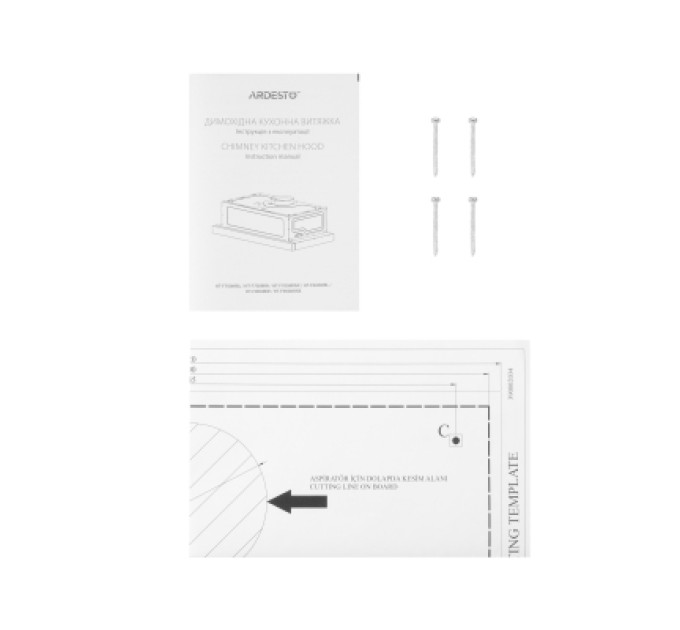 Ardesto Витяжка кухонна Ardesto HT-F700MBL