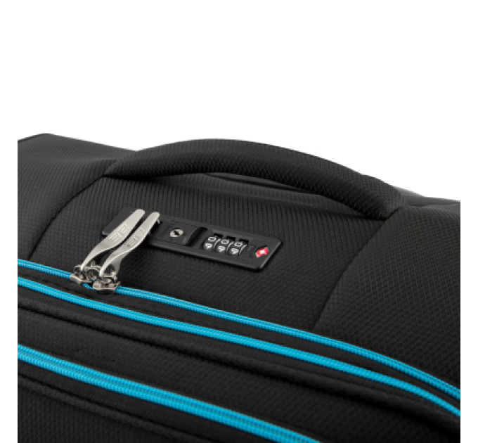 2E Набір валіз 2E Trek (M+S), чорні (2E-SPE-TREK-SET4-BK)