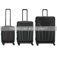 Набір валіз Wenger Amplix Hardside (S+M+L), чорні (653335)