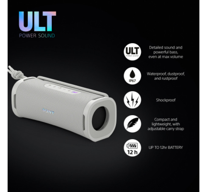 Sony Акустична система Sony ULT FIELD 1 White (SRSULT10W.E)