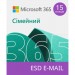 Офісний додаток Microsoft 365 Family 32/64 AllLngSub PKLic 15 місяцв Online CEE C2R NR (6GQ-01404)