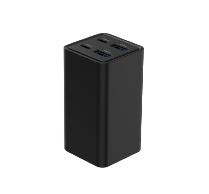 Gembird Зарядний пристрій Gembird 2xUSB-C PD65W + 2xUSB QC3.0 30W black (TA-UC-2A2C-PD65-01-BK)