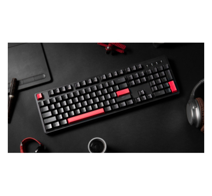 Lemokey Клавіатура Lemokey Keychron X3 Red RGB USB Black (X3-H1-UA)