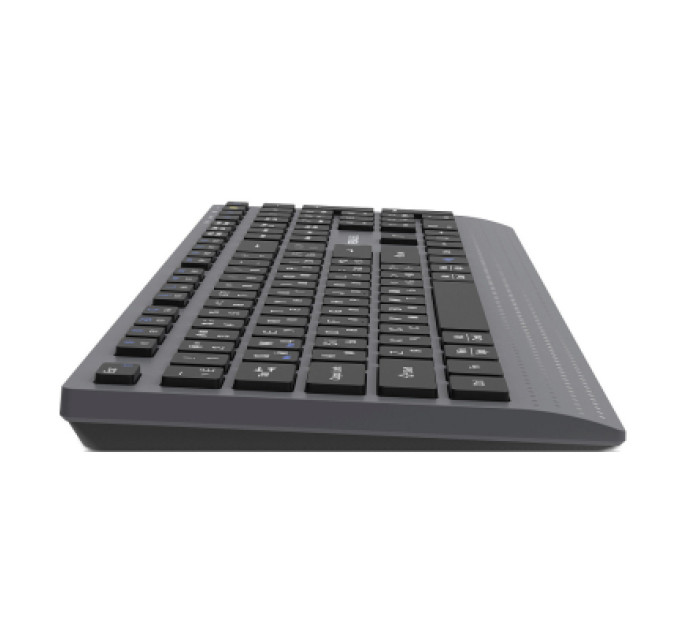 REAL-EL Клавіатура REAL-EL RK-715W Wireless/Bluetooth Black/Gray (EL123100051)