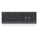 REAL-EL Клавіатура REAL-EL RK-715W Wireless/Bluetooth Black/Gray (EL123100051)